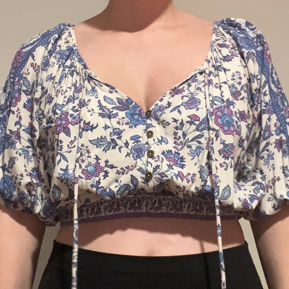 Trade/Sell✨Spell and the Gypsy✨ Folk Song Cropped Blouse - Picture 10 of 10